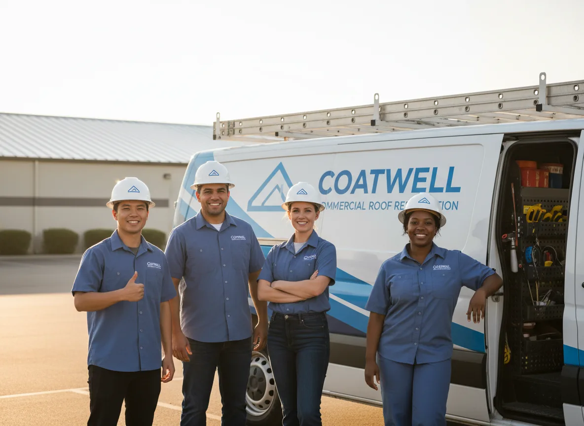 Commercial roof coating company in Woodward, PA